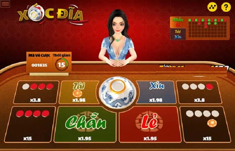 Các Cửa Cược Trong Xóc Đĩa Trực Tuyến